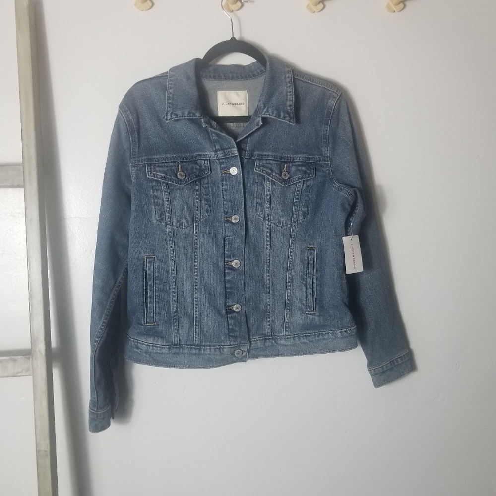 Lucky Brand Blue Denim Jean Jacket